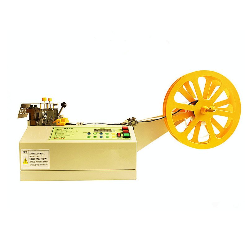 adhesive backed velcro tape cutting machine